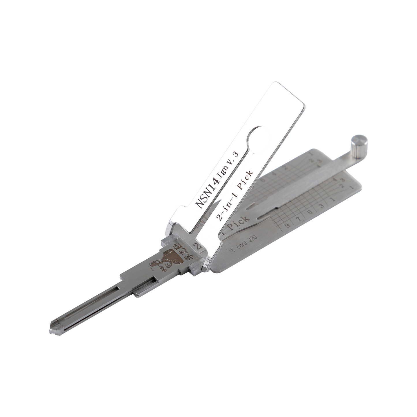 Lishi Tools(10-CUT) NSN14v.3 2-in-1 Pick & Decoder for Nissan Series  Ignition Locks Special