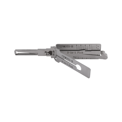 Lishi 2-in-1 CFMOTO- B Motorcycle Pick and Decoder Tool