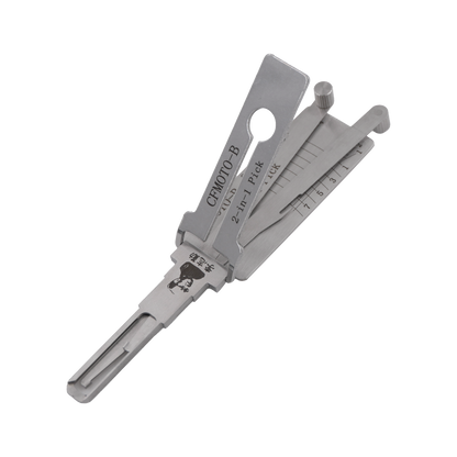 Lishi 2-in-1 CFMOTO- B Motorcycle Pick and Decoder Tool